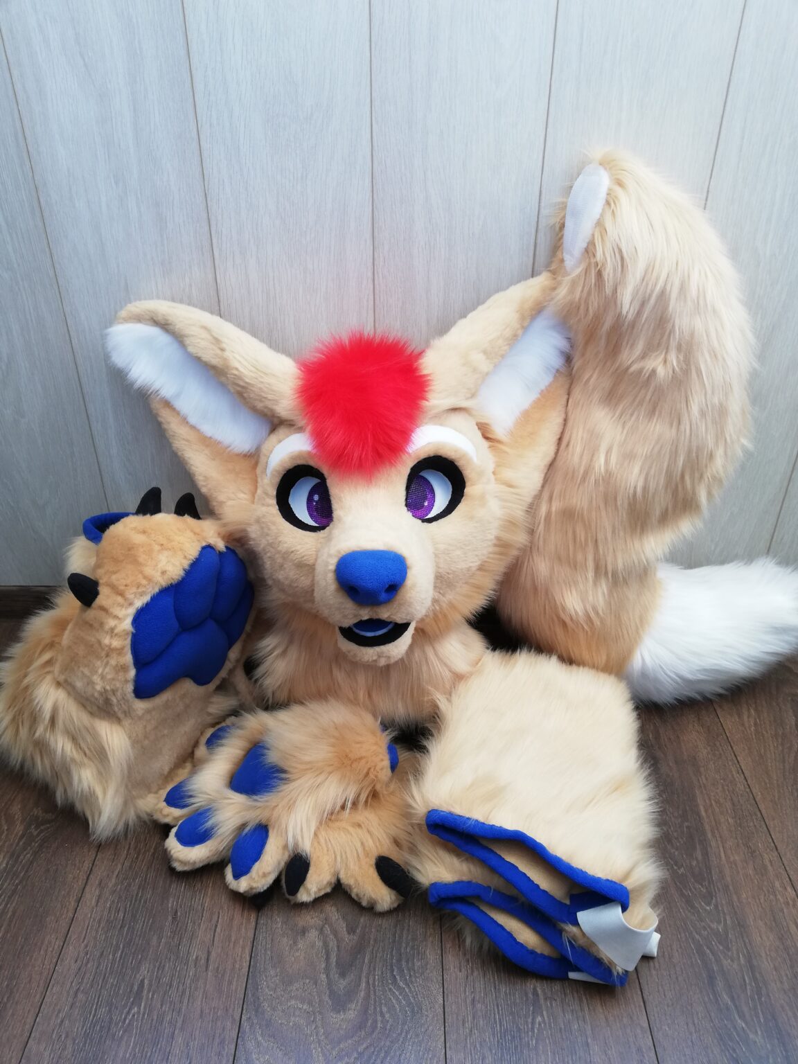 Cream Fenec Fursuit Angel Tigress Fursuit Studio